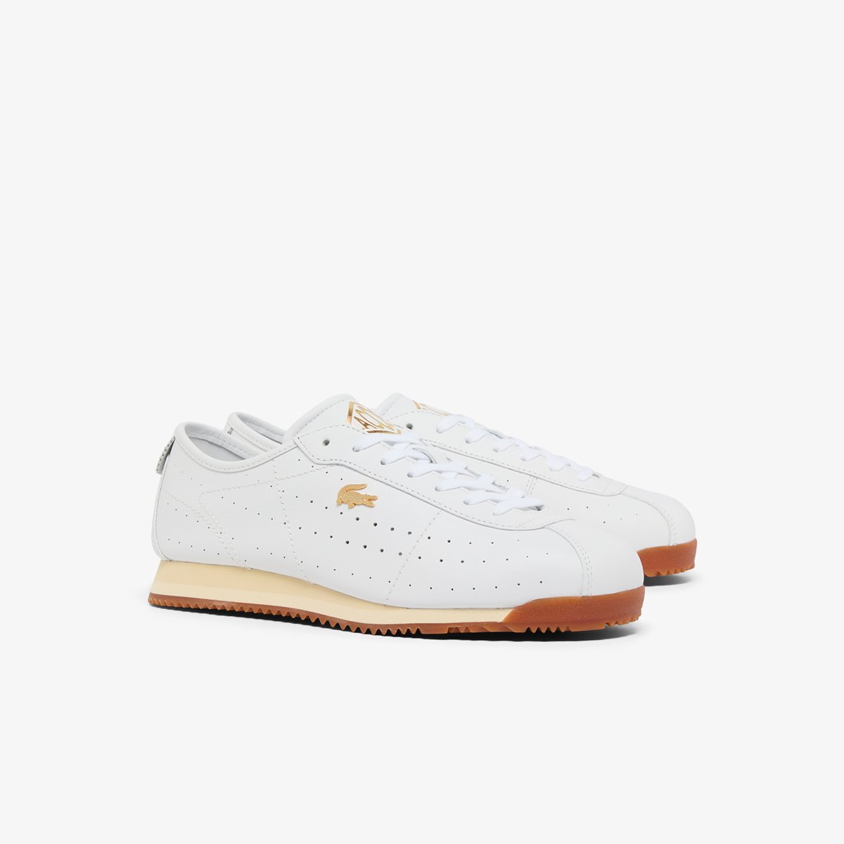 Sneakers Club-Low homme en cuir blanc-y37, LACOSTE