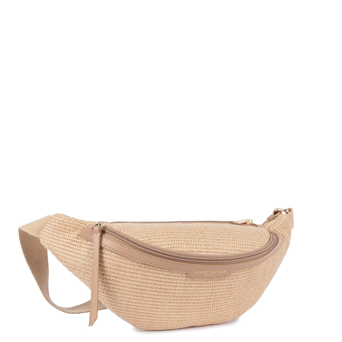 Sac banane zippé, MINI OSIER naturel, LANCASTER