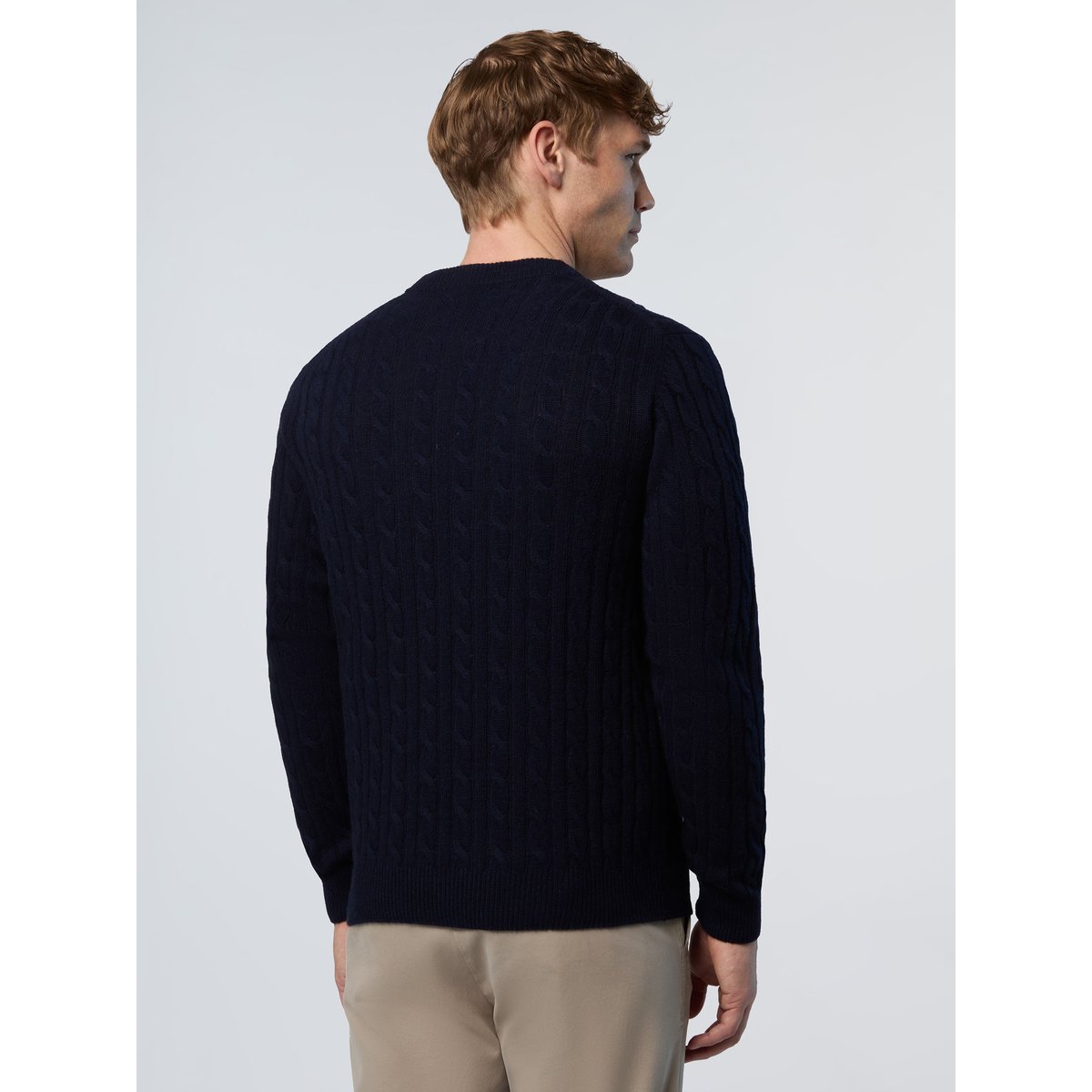 Pull torsadé en cachemire éco bleu marine, NORTH SAILS