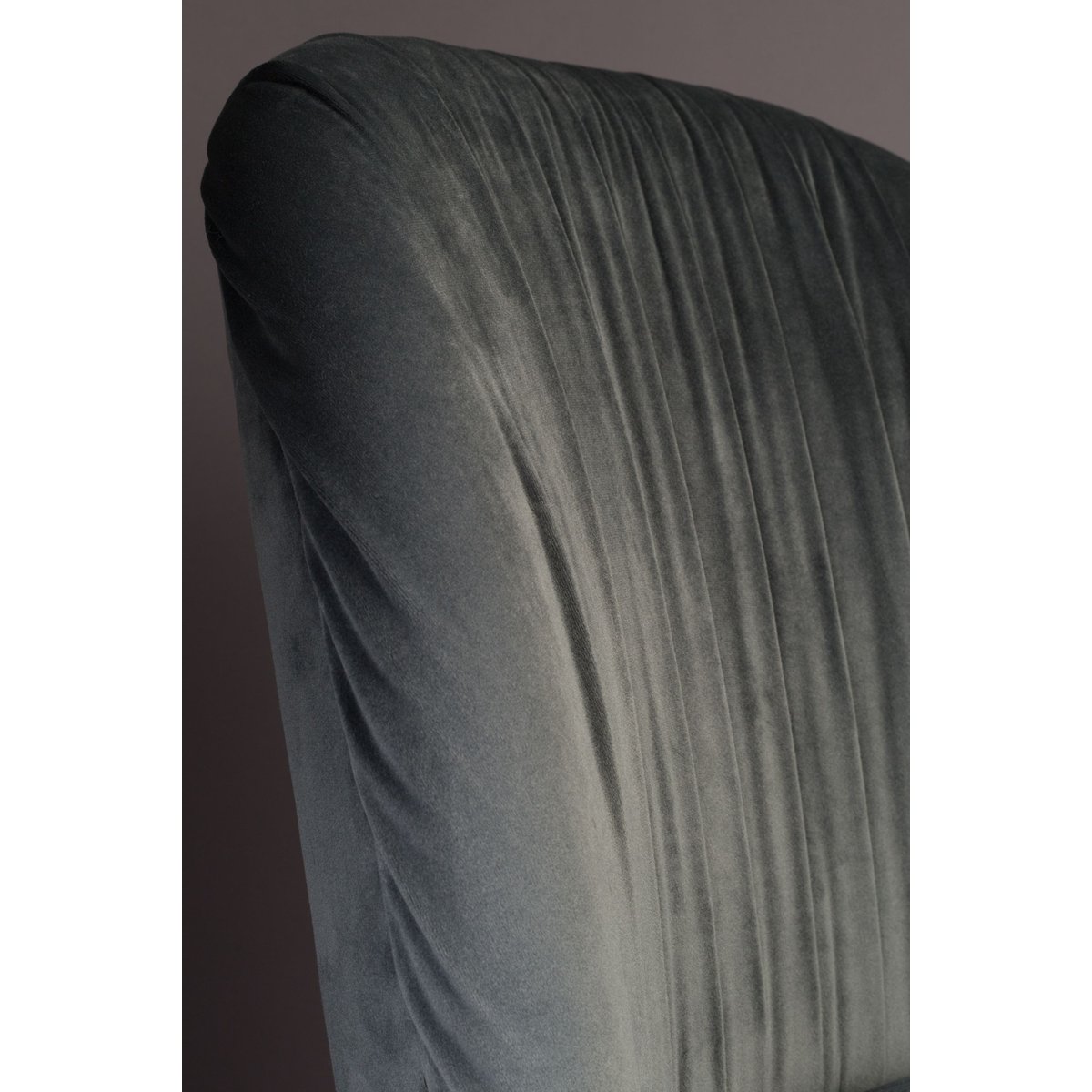 Fauteuil design en tissu, vintage, CASSIDY gris, DUTCHBONE