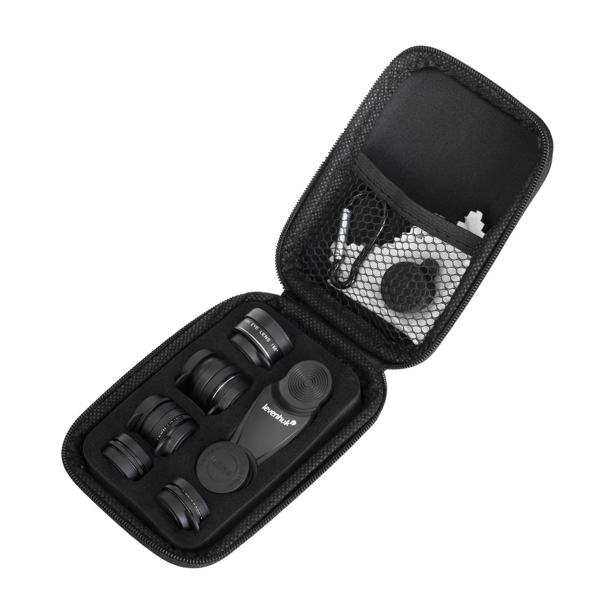 Kit d'objectifs pour smartphone Levenhuk Lens S10 couleur unique, LEVENHUK