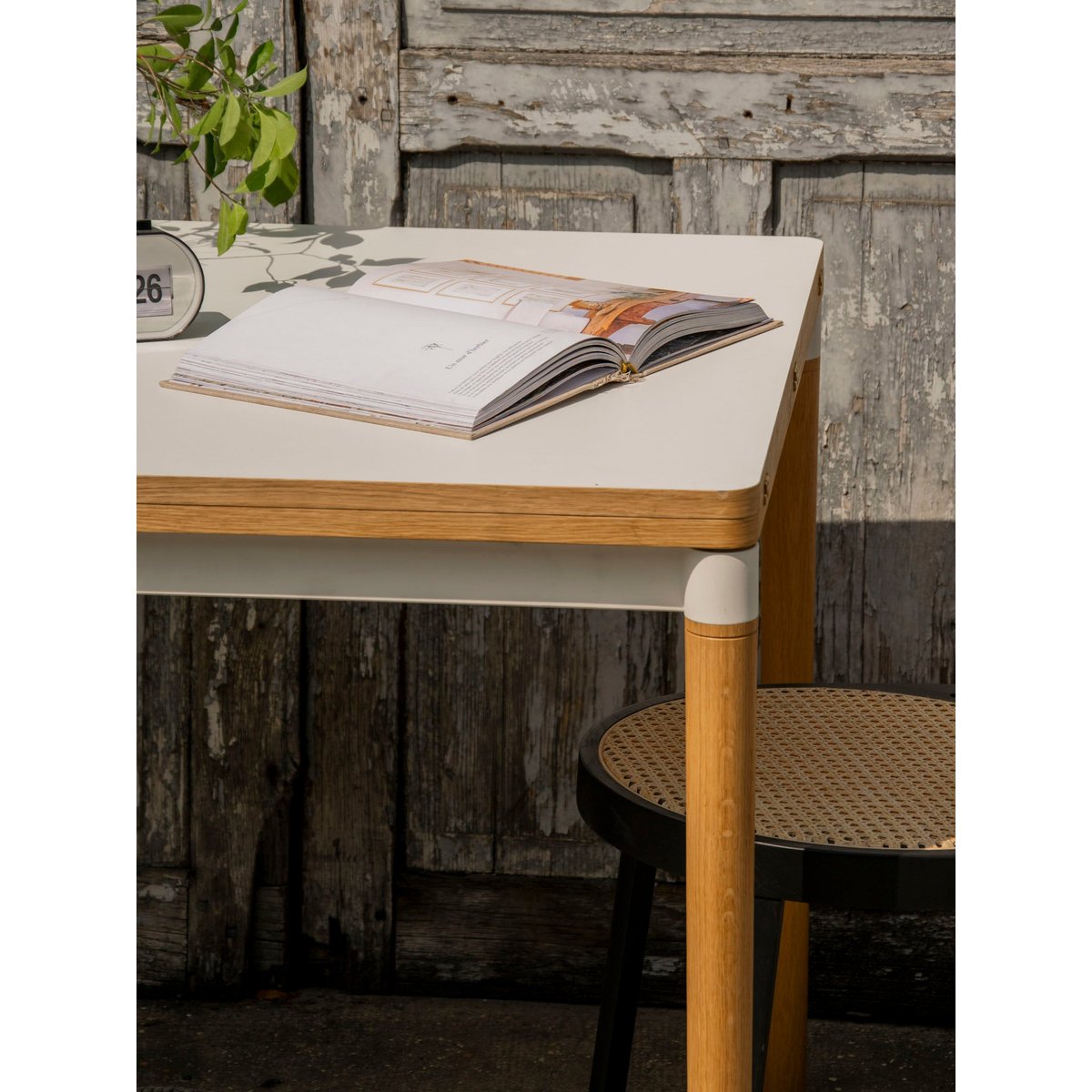 Table à manger modulable Karla N°1223 - Bon état bois clair, DEBONGOUT