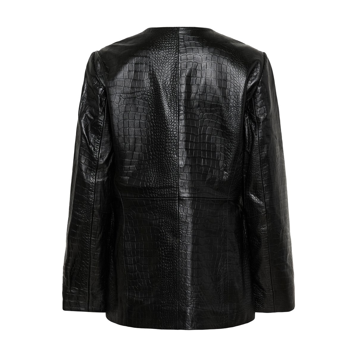 Veste en cuir noir, SOAKED IN LUXURY