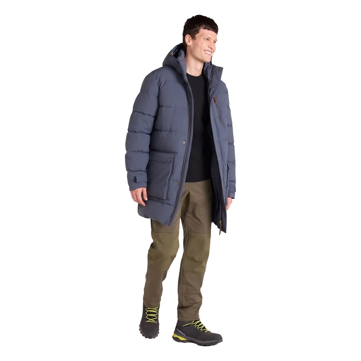 Parka motif/style long DIGBY bleu marine, MOUNTAIN WAREHOUSE