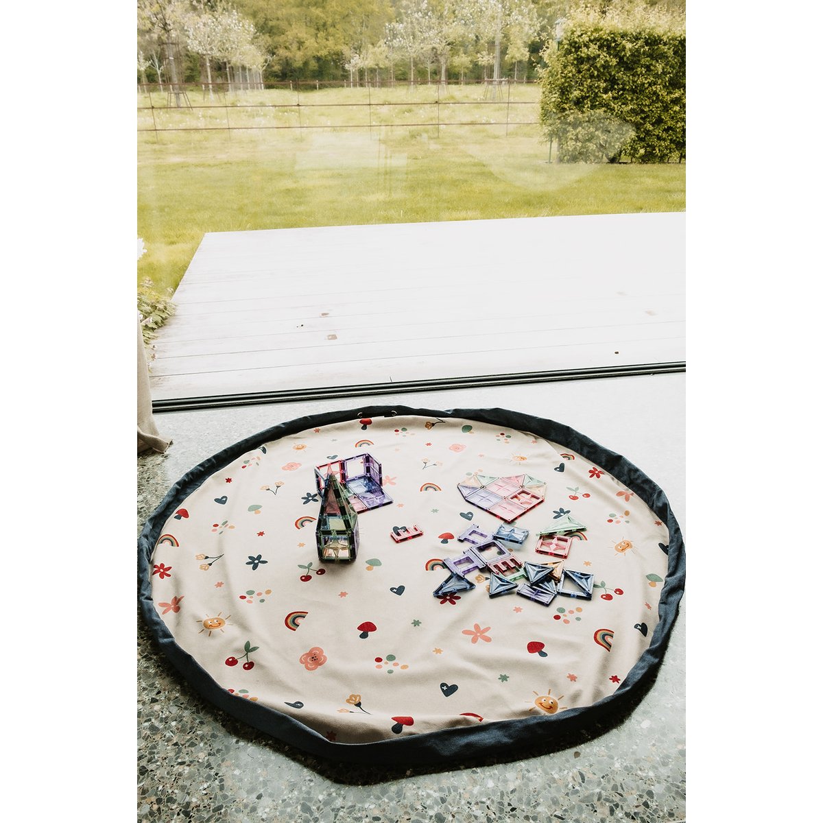 play&go - tapis de jeu & sac à jouets - funny days multicolor, PLAY ET GO