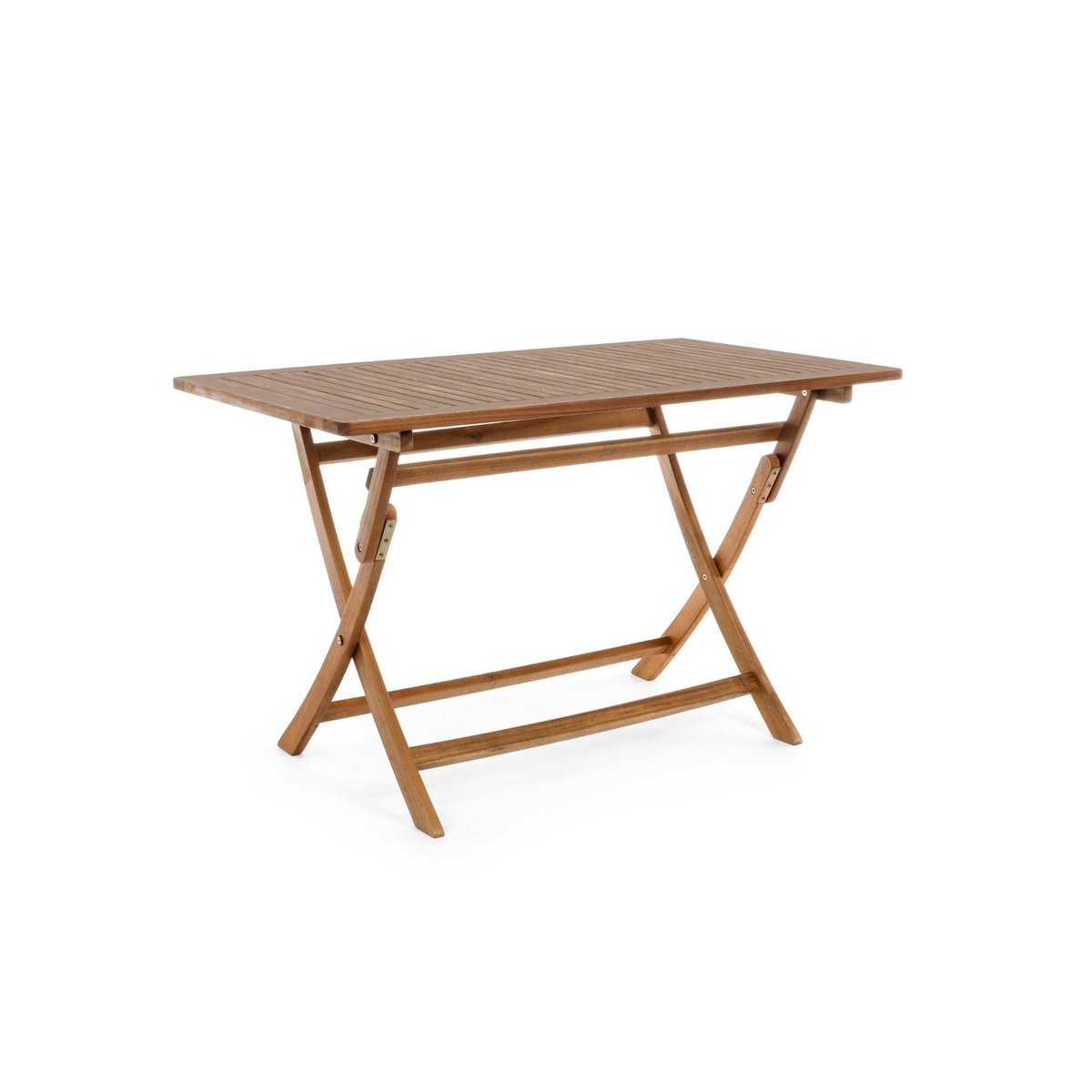 Table de jardin rectangulaire pliable en acacia L120 - CANCALE bois clair, HELLIN, DEPUIS 1862