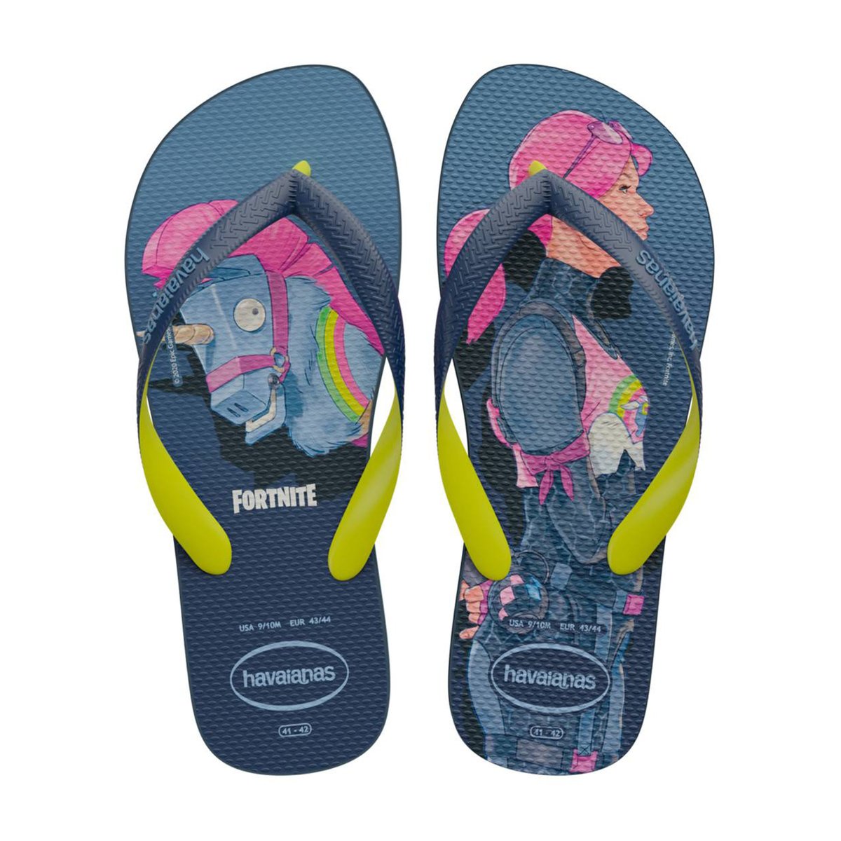 Tong Top Fortnite bleu indigo, HAVAIANAS
