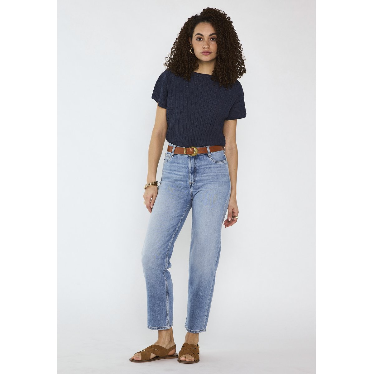 Jean mum RIO pure bleached, Maison 123
