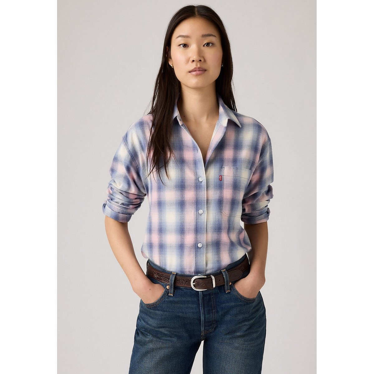 Flannel Shirt blue/pink checks, LEVI'S