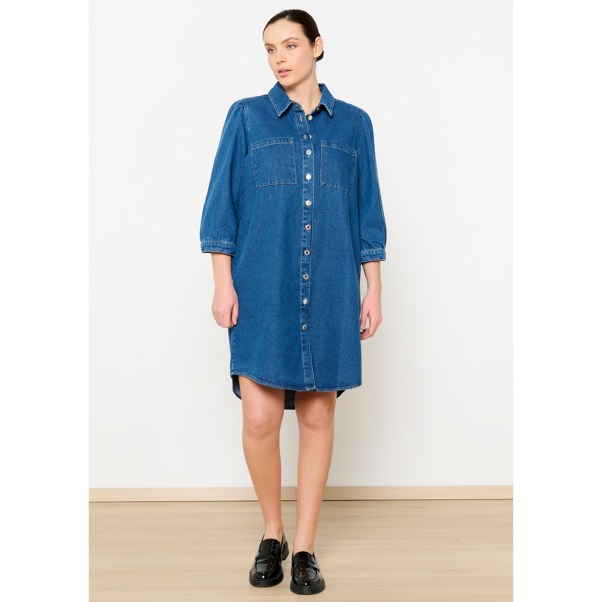 Robe en denim medium blue, LOLALIZA