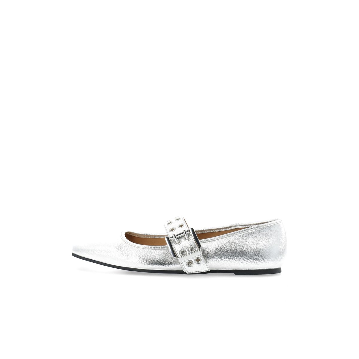 Chaussures Mary Jane silver, BIANCO