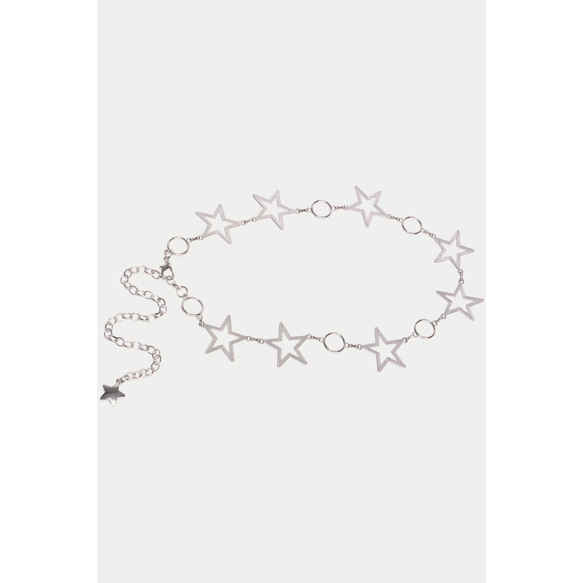 Ceinture fine avec chaîne gris argent, CACHE CACHE