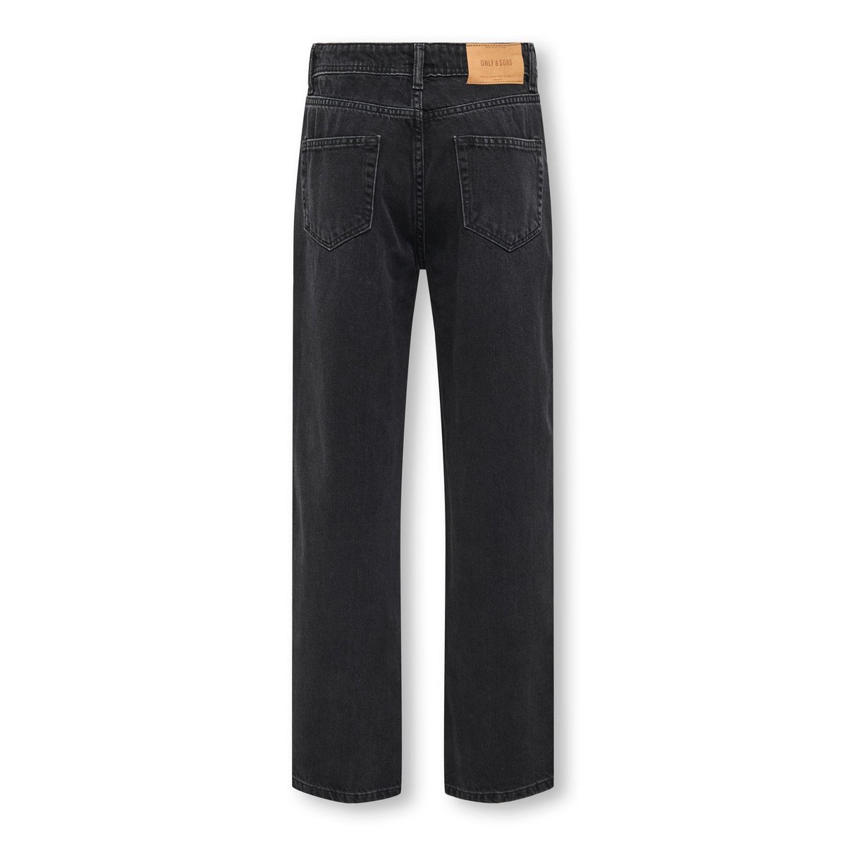 Jean À Coupe Ample washed black, ONLY & SONS JUNIOR