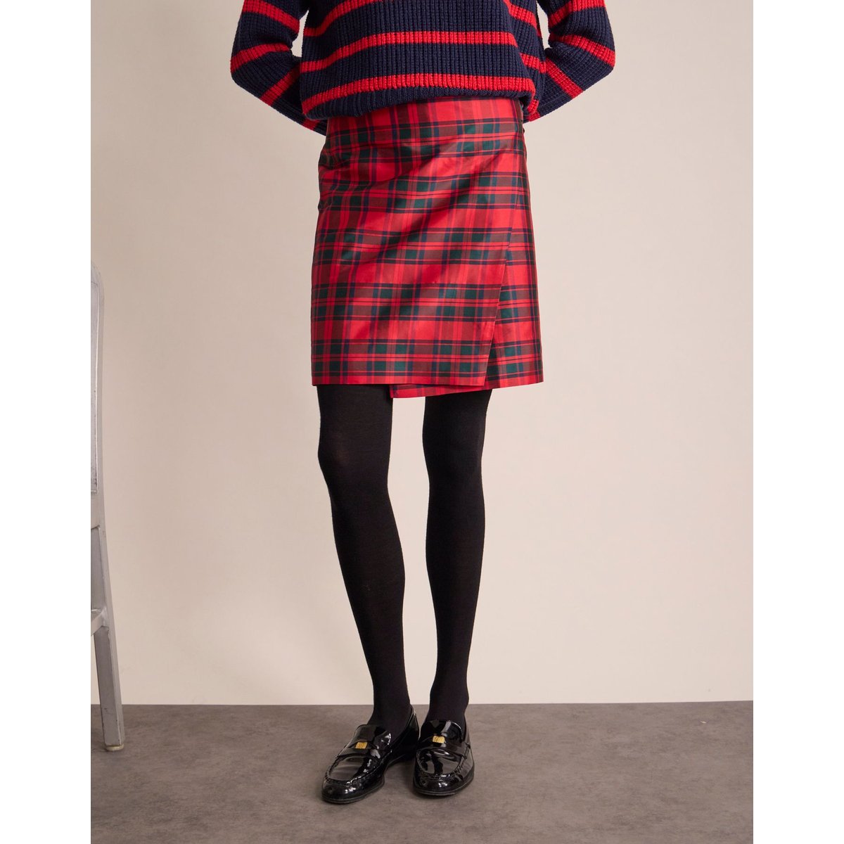Jupe Margareth rouge, INES DE LA FRESSANGE PARIS