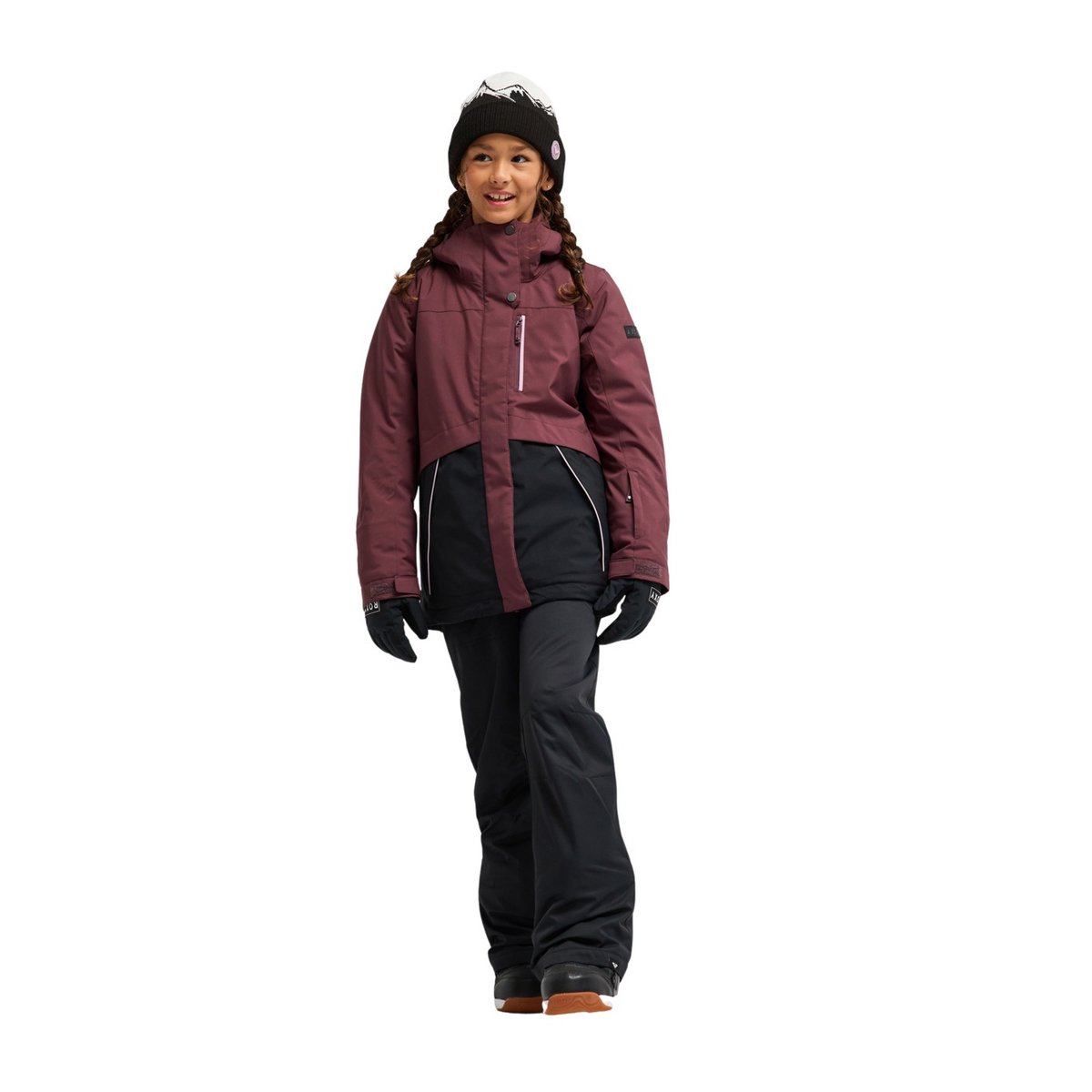 Veste de snow technique DAWNRAE PARKA. rouge huckleberry, ROXY