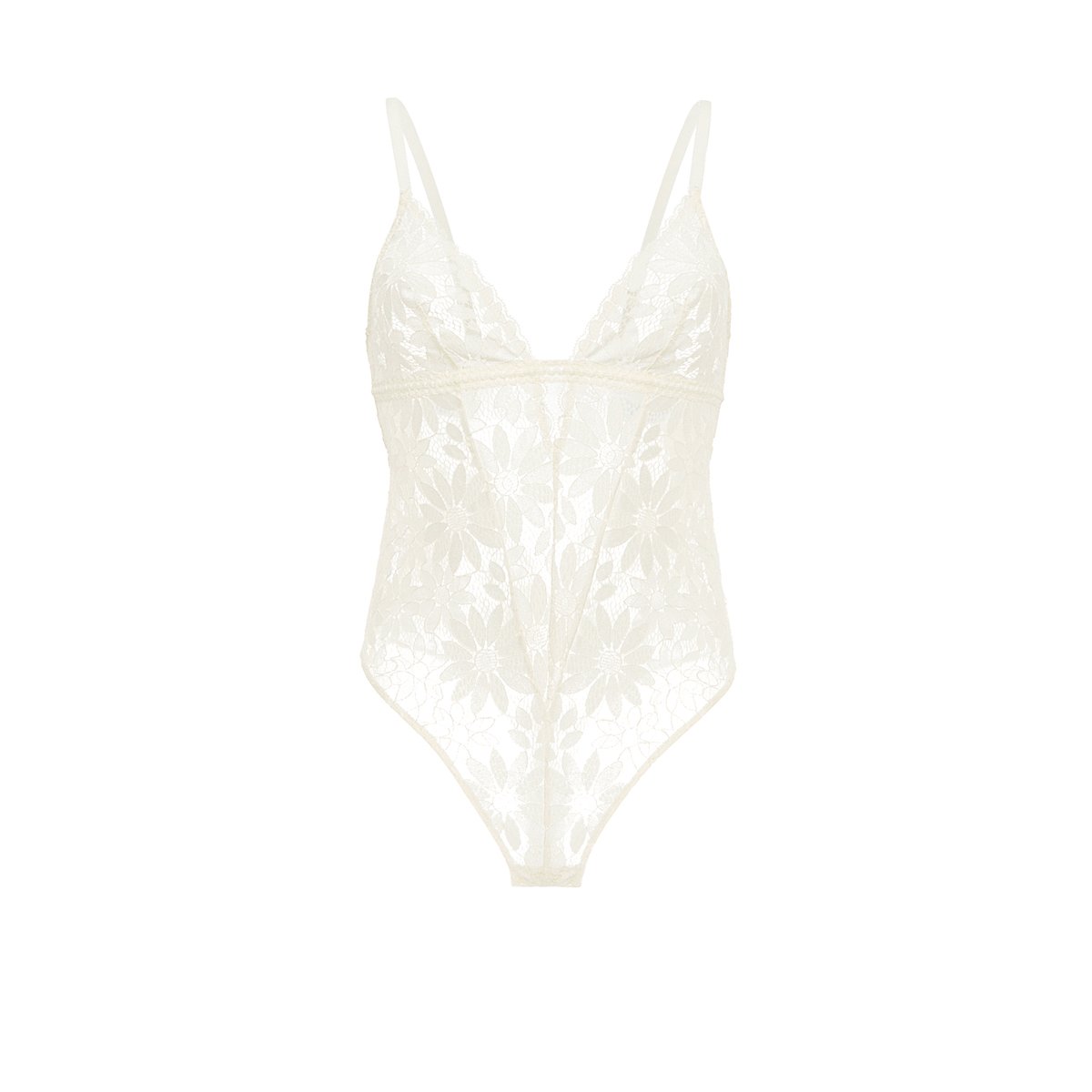 Body en dentelle VERDIZ blanc, UNDIZ