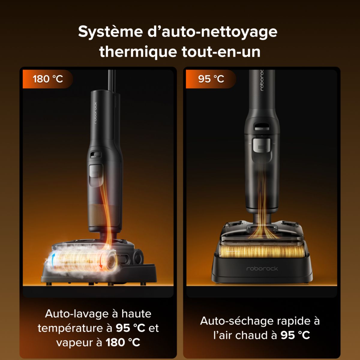 Nettoyeur de sol F25 Select Steam couleur unique, ROBOROCK
