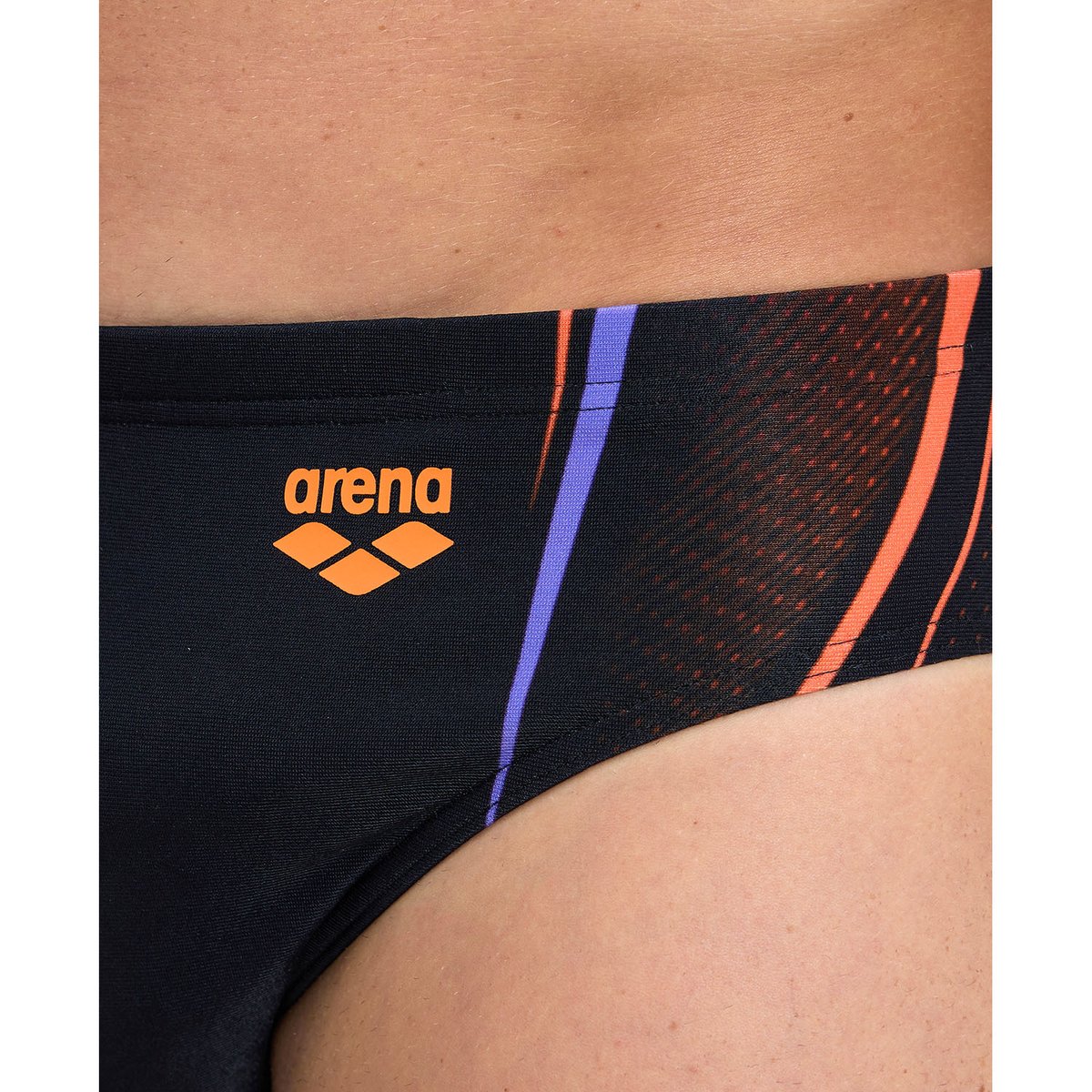 Slip de bain Graphic Performance Spikes black, ARENA