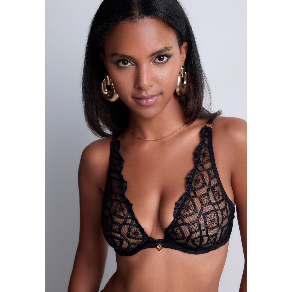 Soutien-gorge Triangle avec armatures Sense Of Illusion noir, AUBADE