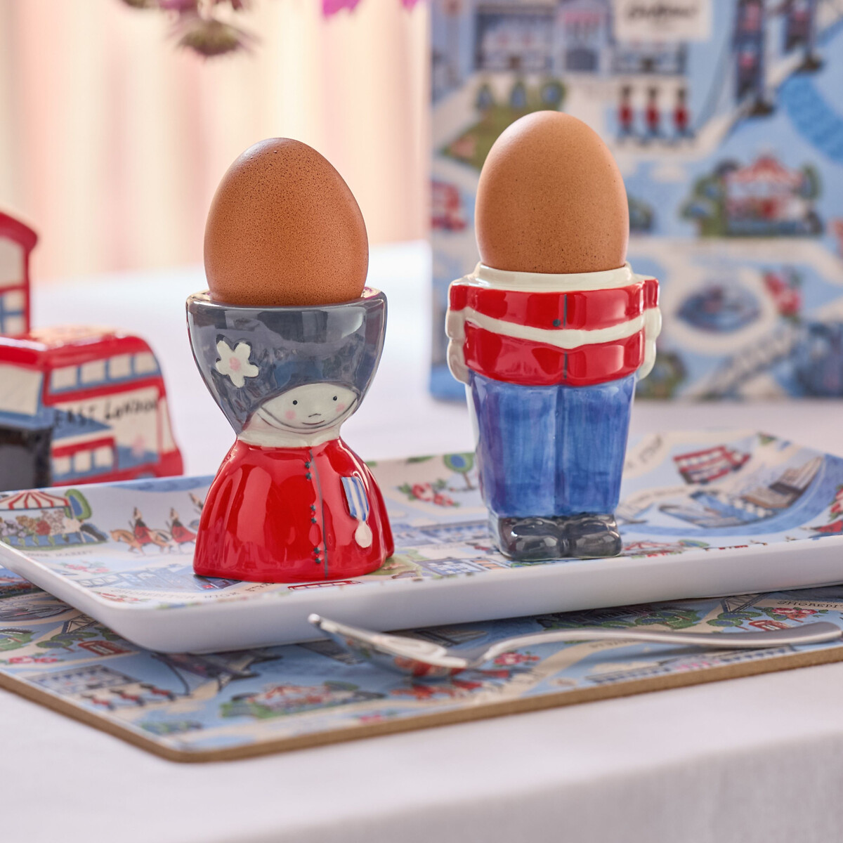 London Town Guard Egg Cup Set red, CATH KIDSTON
