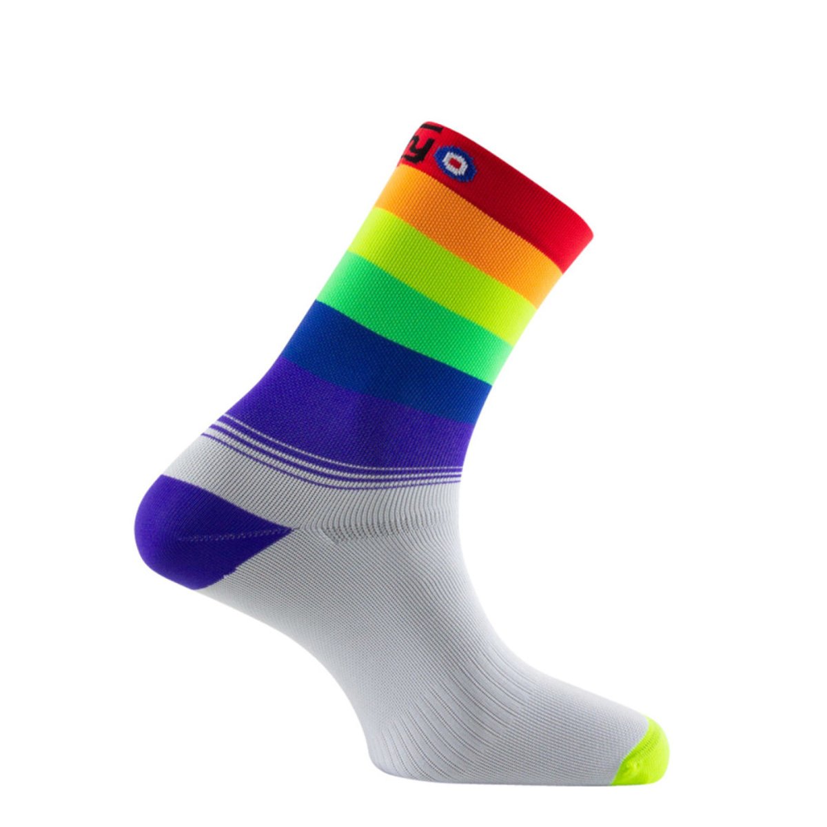 Mi-chaussettes Color Rainbow thyo multicolore, THYO
