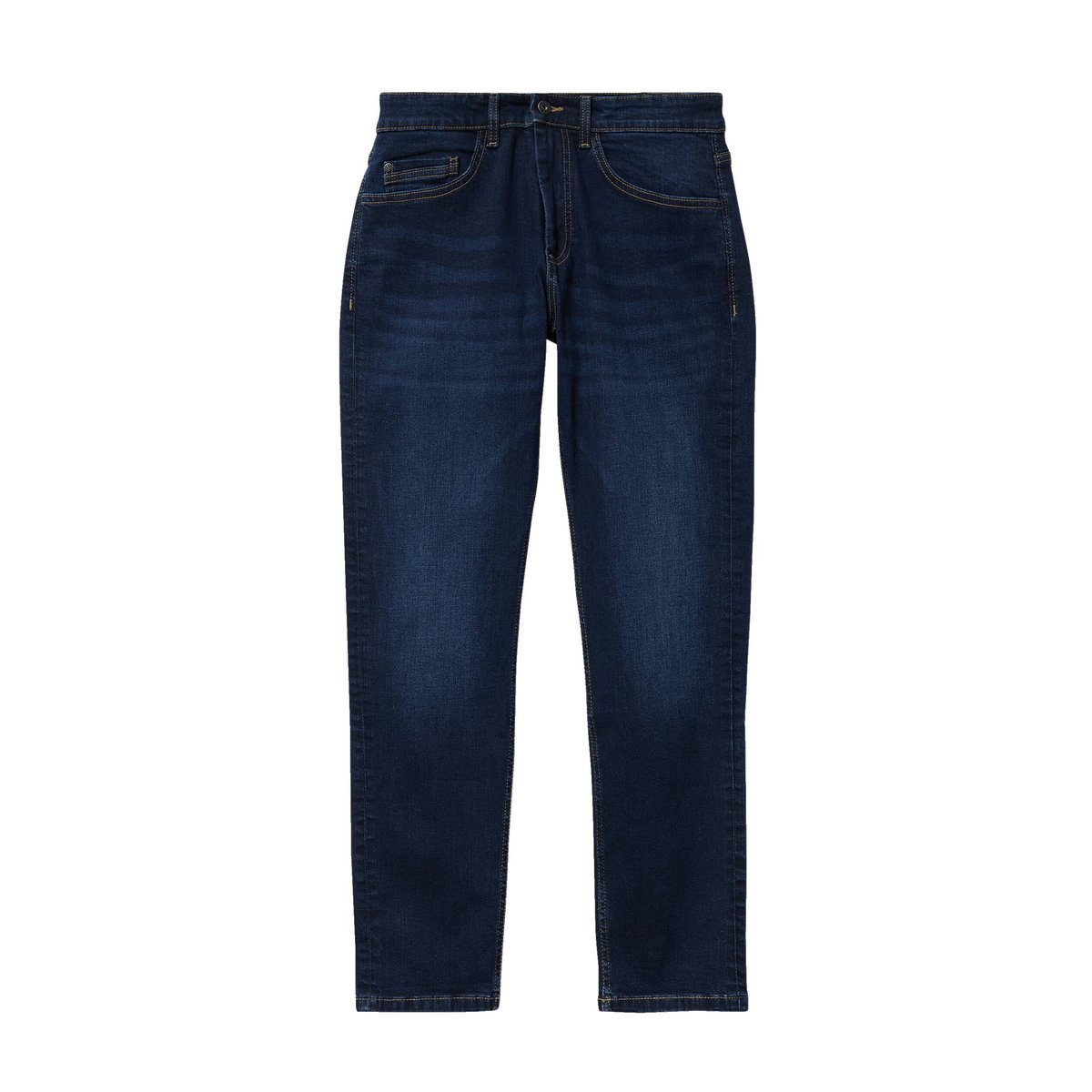 Jeans slim longueur 30 denim brut, BONOBO