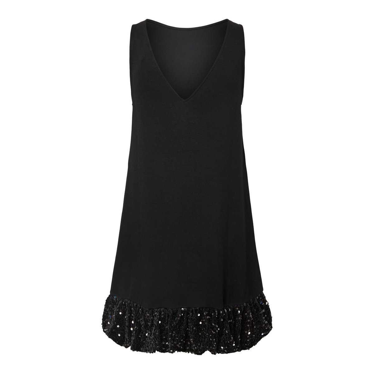 Robe Courte noir - black1, PIECES