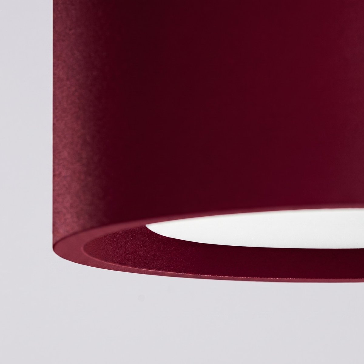 Plafonnier Aluminium Bordeaux Gx53 2 MODO bordeaux, EDEN