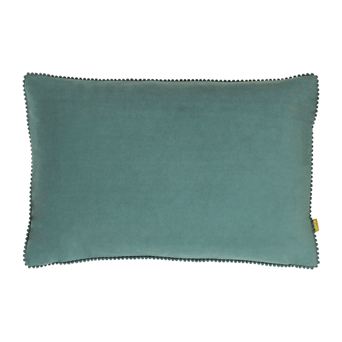 Cosmo Pom-Pom Trim Filled Cushion 30x50cm blue, FURN.
