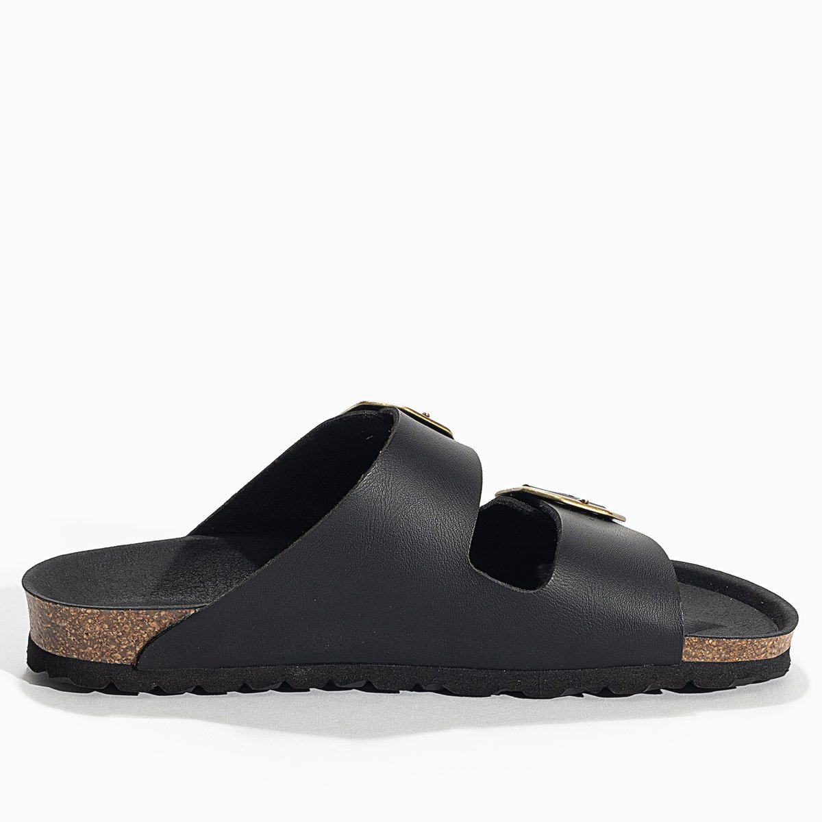 Sandales Vegan ATLAS noir, BAYTON