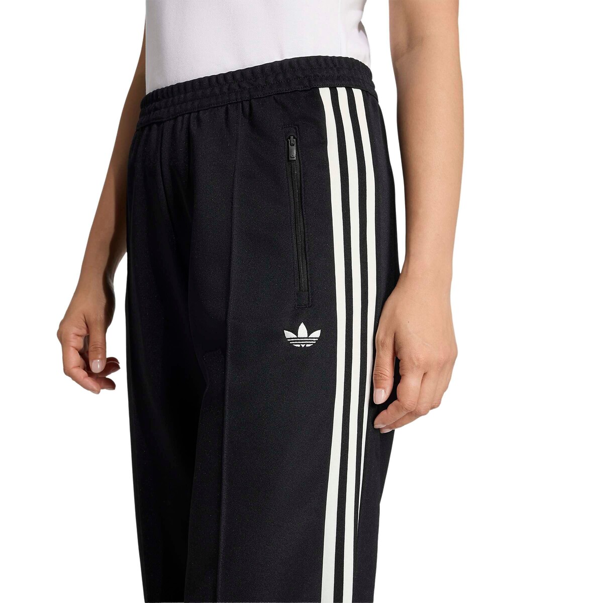 Pantaloni tuta a gamba larga nero , adidas Originals