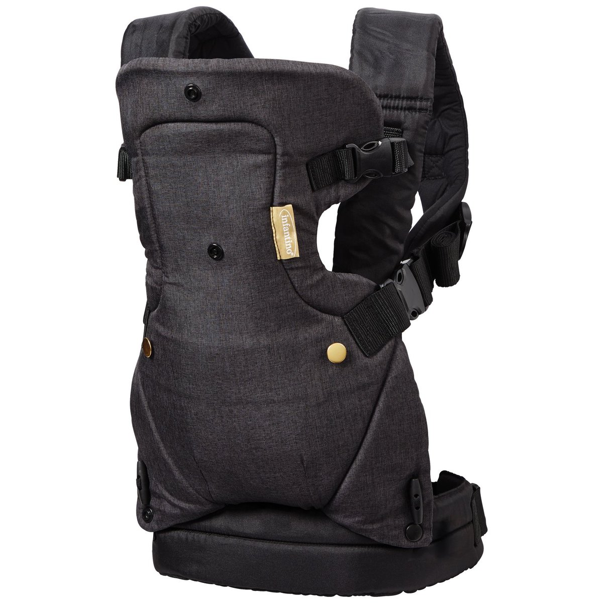 Porte bébé flip 4 en 1 denim noir, INFANTINO