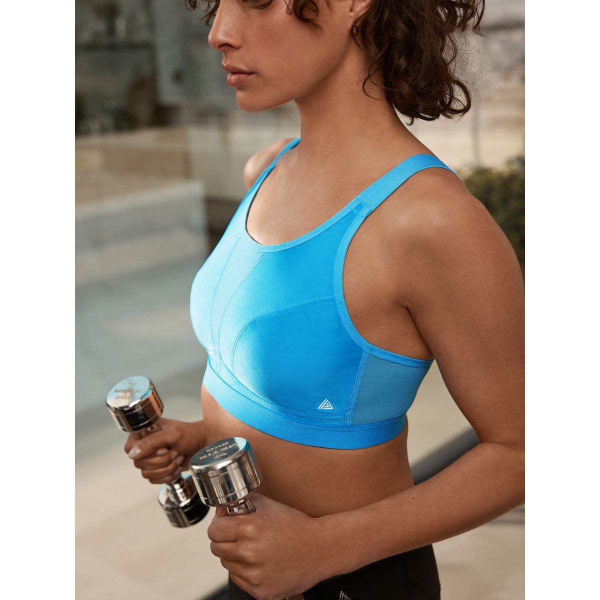Haut court sport fort impact dry tech active turquoise, NEXT