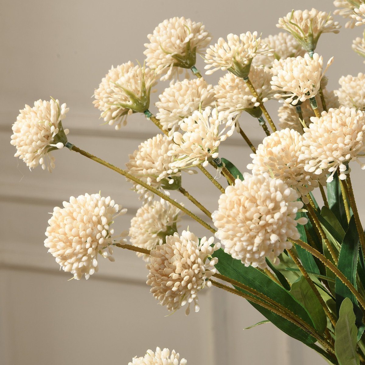 Tige de chrysanthème artificielle H60 LES ESSENTIELS blanc, SIA