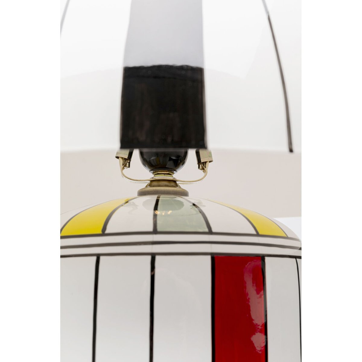 Lampe en porcelaine et acier, PRIMARY multicolore, KARE DESIGN