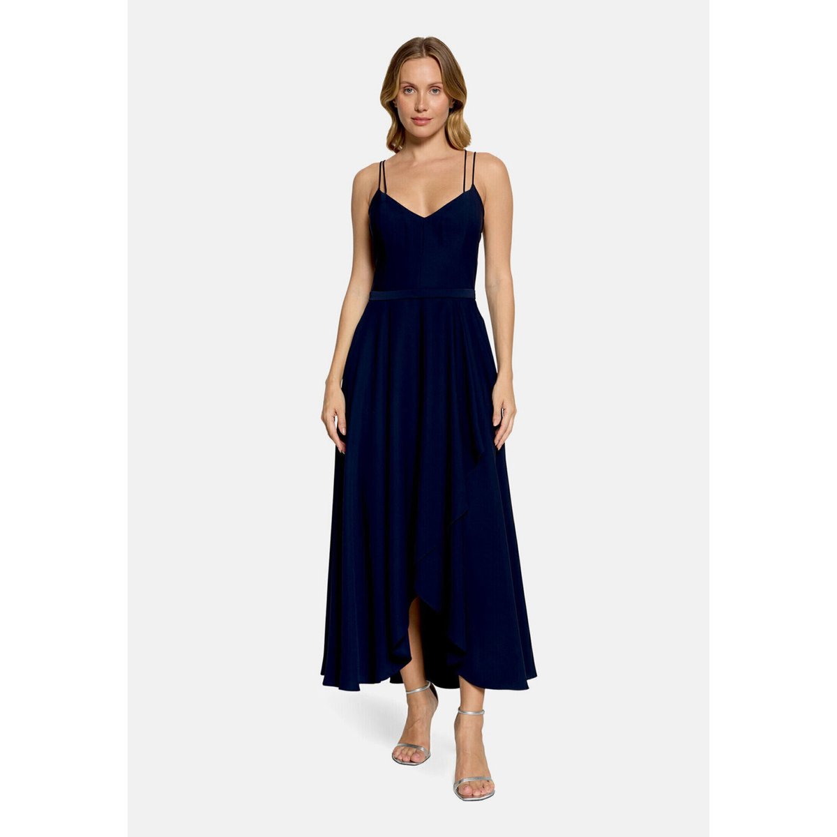 Robe de soirée à volant night sky, VERA MONT