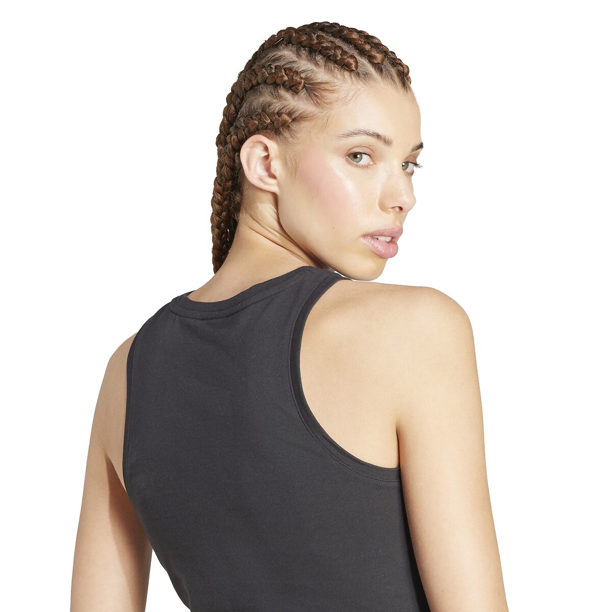 Tee shirt col rond sans manches noir, ADIDAS SPORTSWEAR