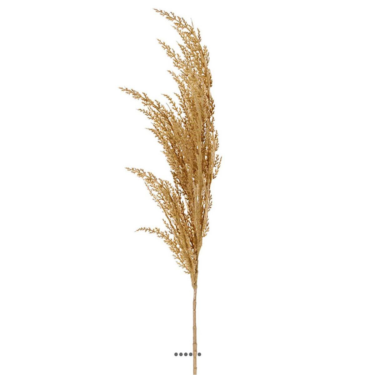 Magnifique fausse herbe de pampa grande tige vanille, ARTIFICIELLES