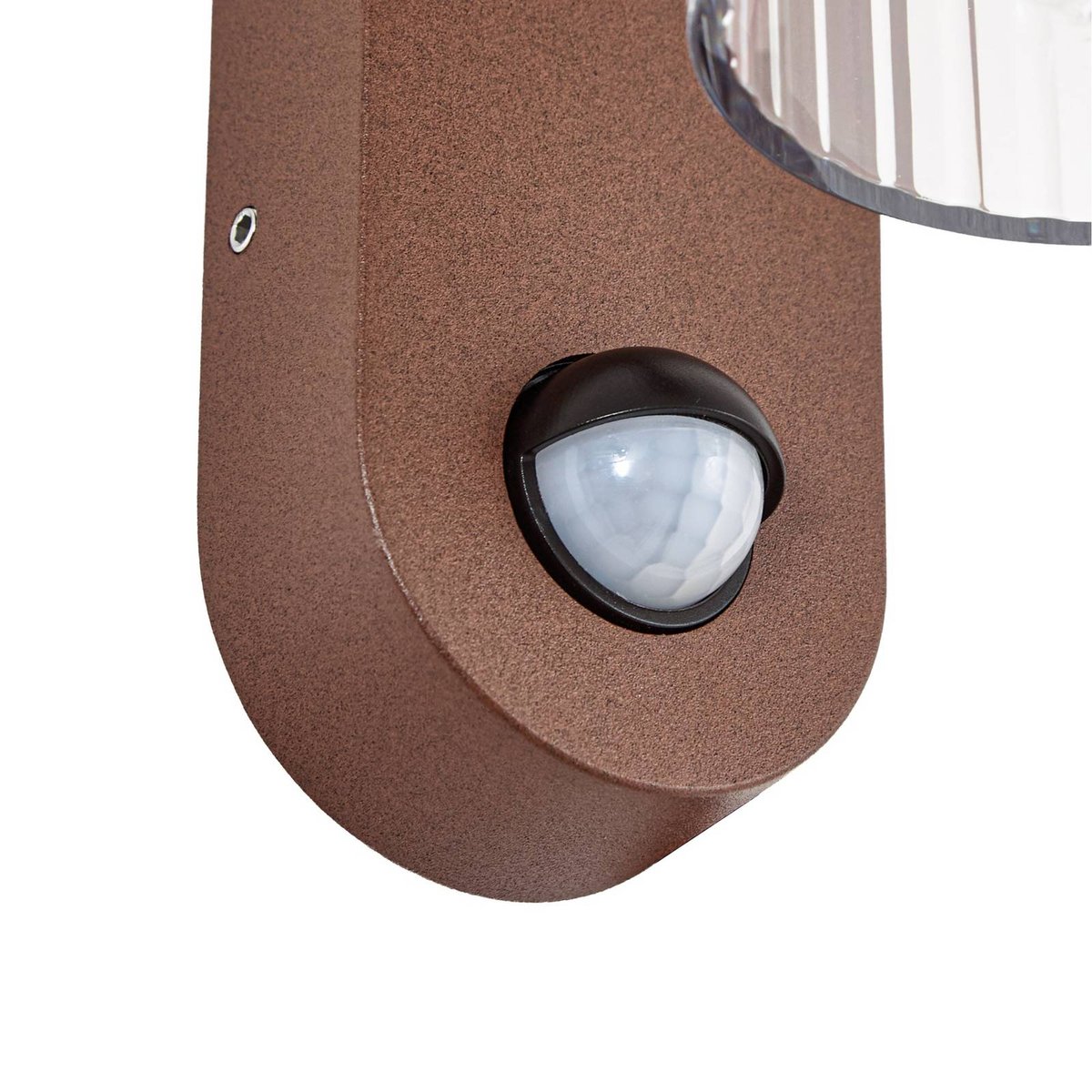 Applique extérieure en aluminium moderne couleur rouille, LINDBY