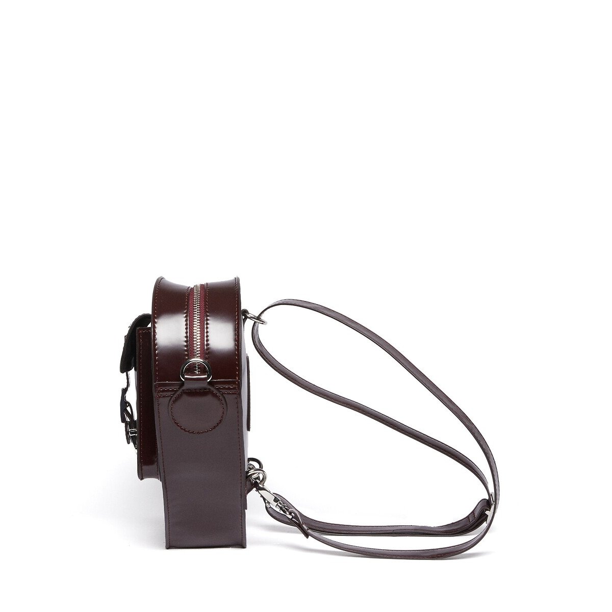 Sac à dos en forme de cœur rouge foncé, DR. MARTENS