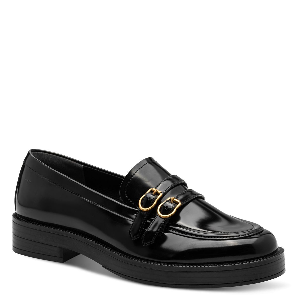 Mocassins à boucles noir, TAMARIS