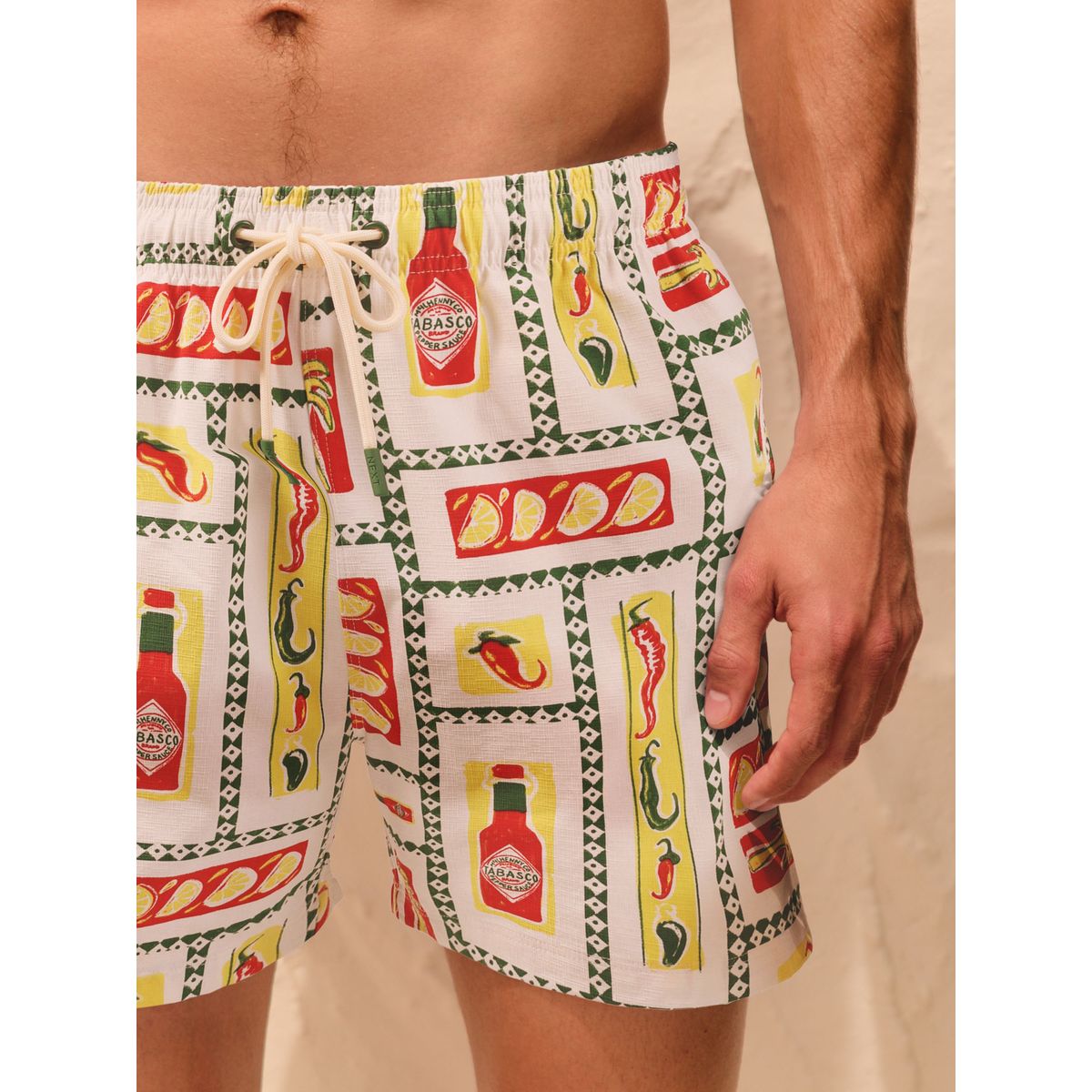 Short de bain texturé tabasco 13 cm multi-couleurs, NEXT
