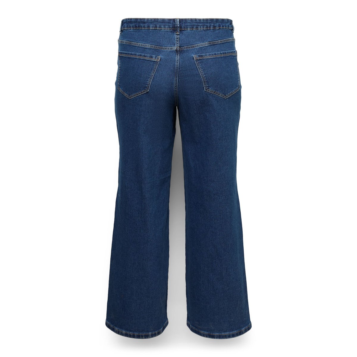 Jean À Coupe Large dark blue denim, VERO MODA