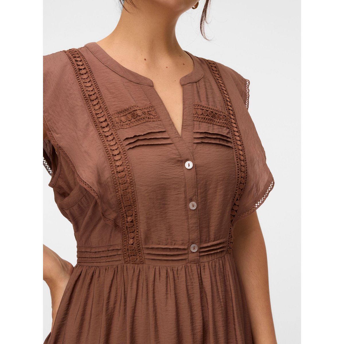 Robe cocoa brown, VERO MODA