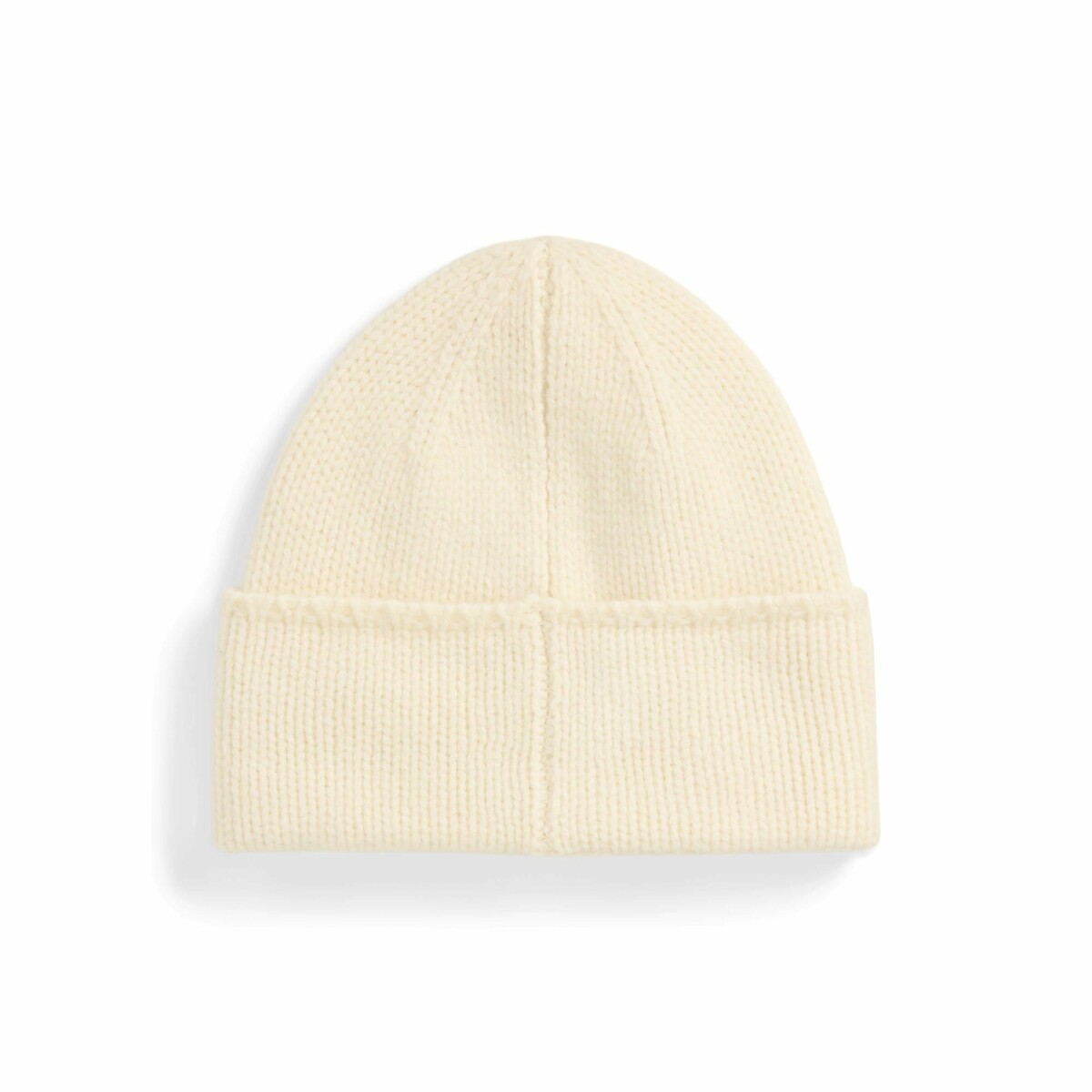 Bonnet en laine avec logo ecru, POLO RALPH LAUREN