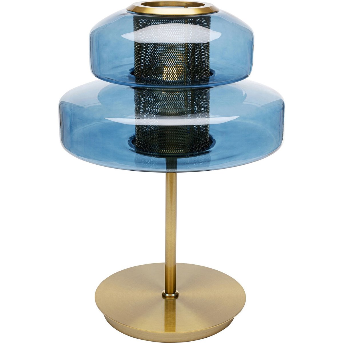 Lampe en verre, ARCADIA bleu, KARE DESIGN