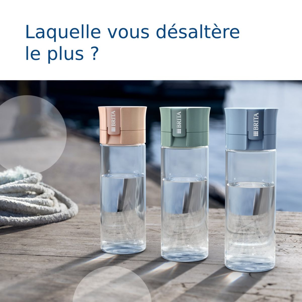 Gourde filtrante filtrante Vital abricot couleur unique, BRITA