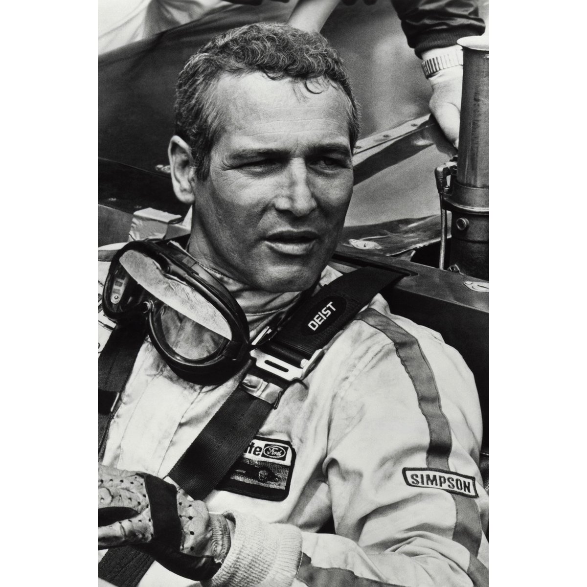 Photo célébrité Paul Newman Indianapolis tableau alu dibond, HEXOA