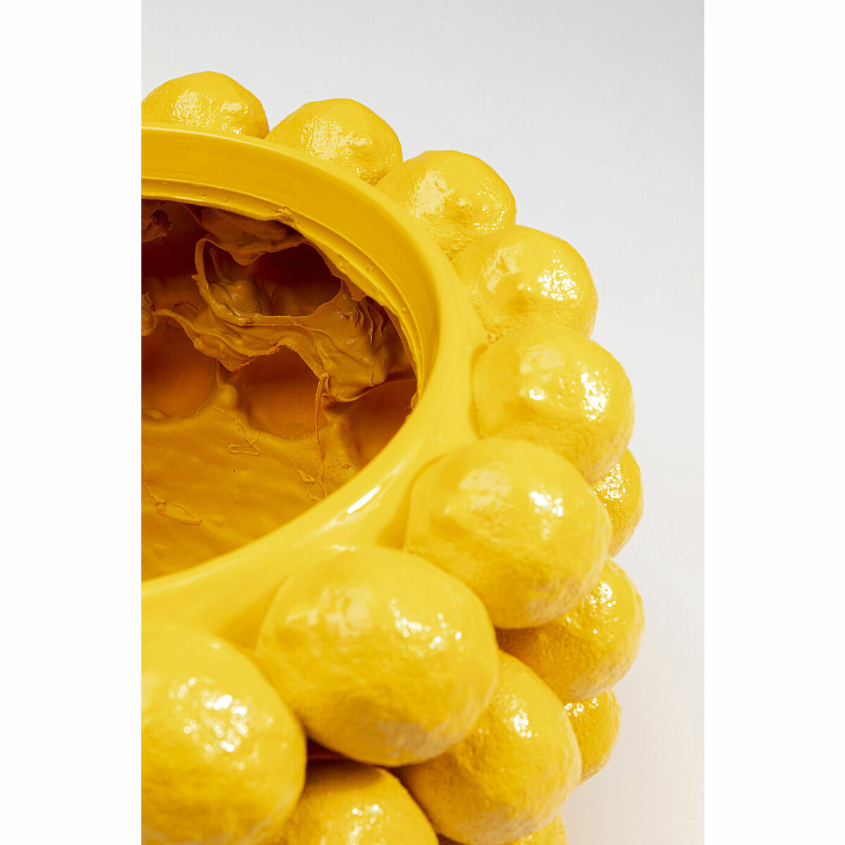 Cachepot décoratif Lemon Juice 22cm jaune, KARE DESIGN