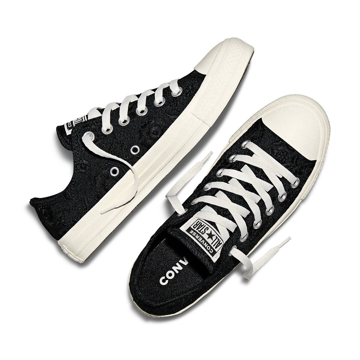 Sneakers CHUCK TAYLOR ALL STAR OX ALL OVER ETERNAL SUNSHINE zwart, CONVERSE